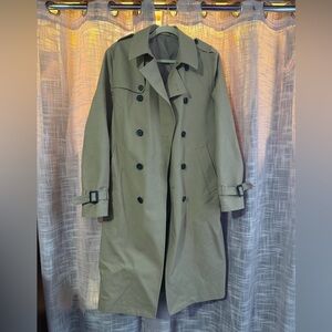 ASOS Tan Double-Breasted Trench Coat